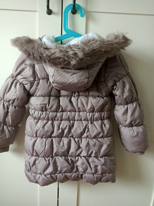 Ciepła Kurtka zimowa płaszczyk Cool Club r. 98, super stan