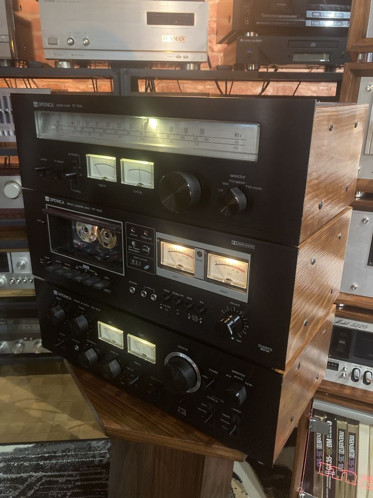 Retrospekcja Zestaw Audio Sharp Japan - Optonica - Serwisowany -