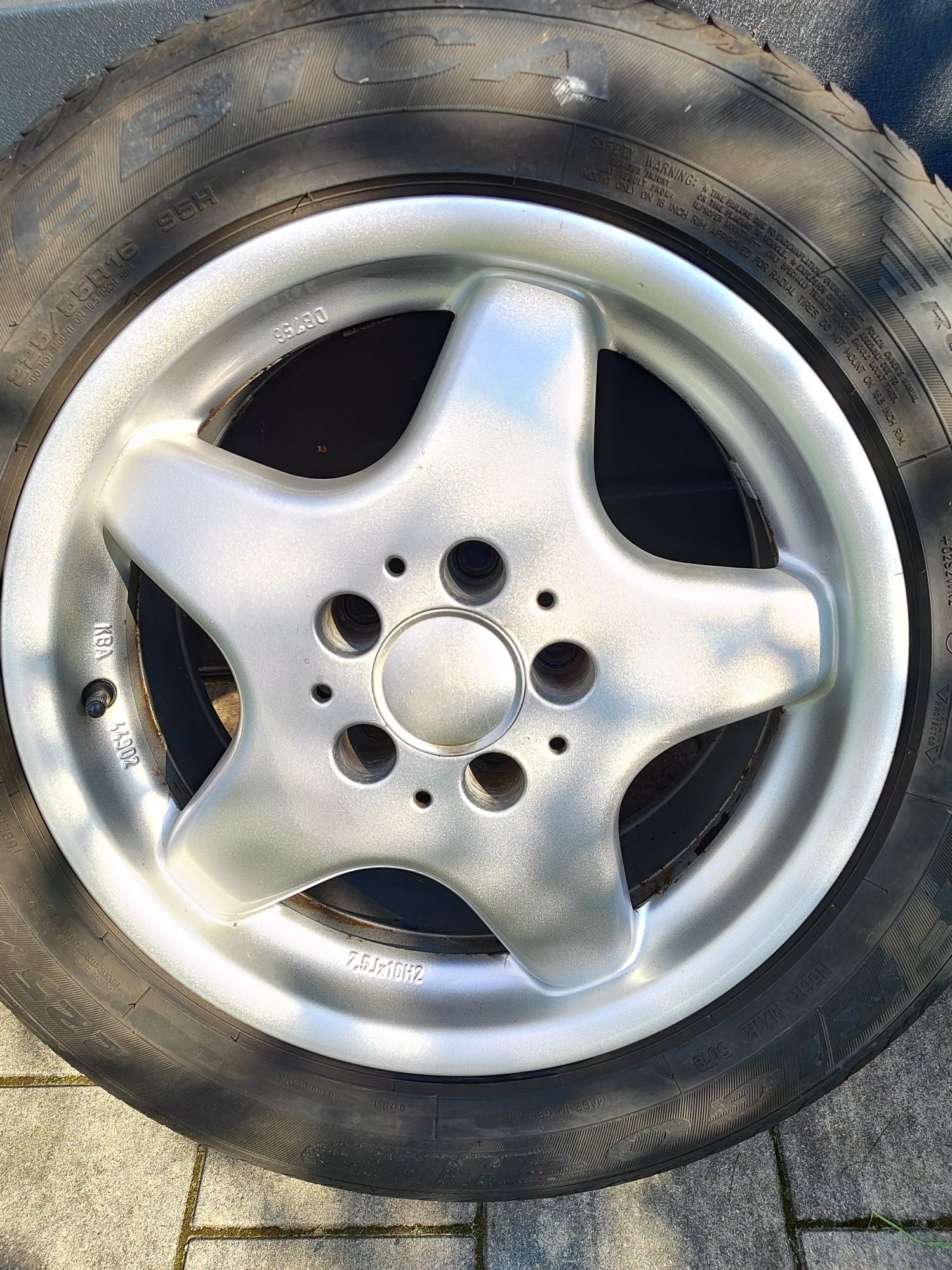 Felgi ARTEC oryginalne Mercedes 16 5x112