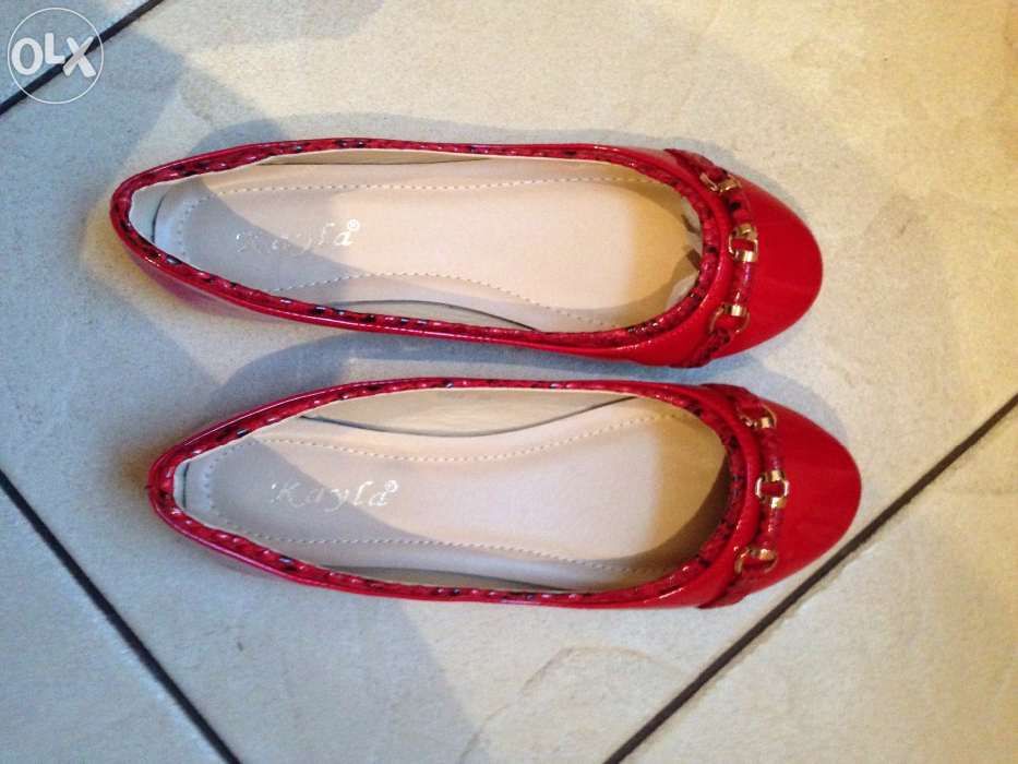 Czerwone balerinki NOWE