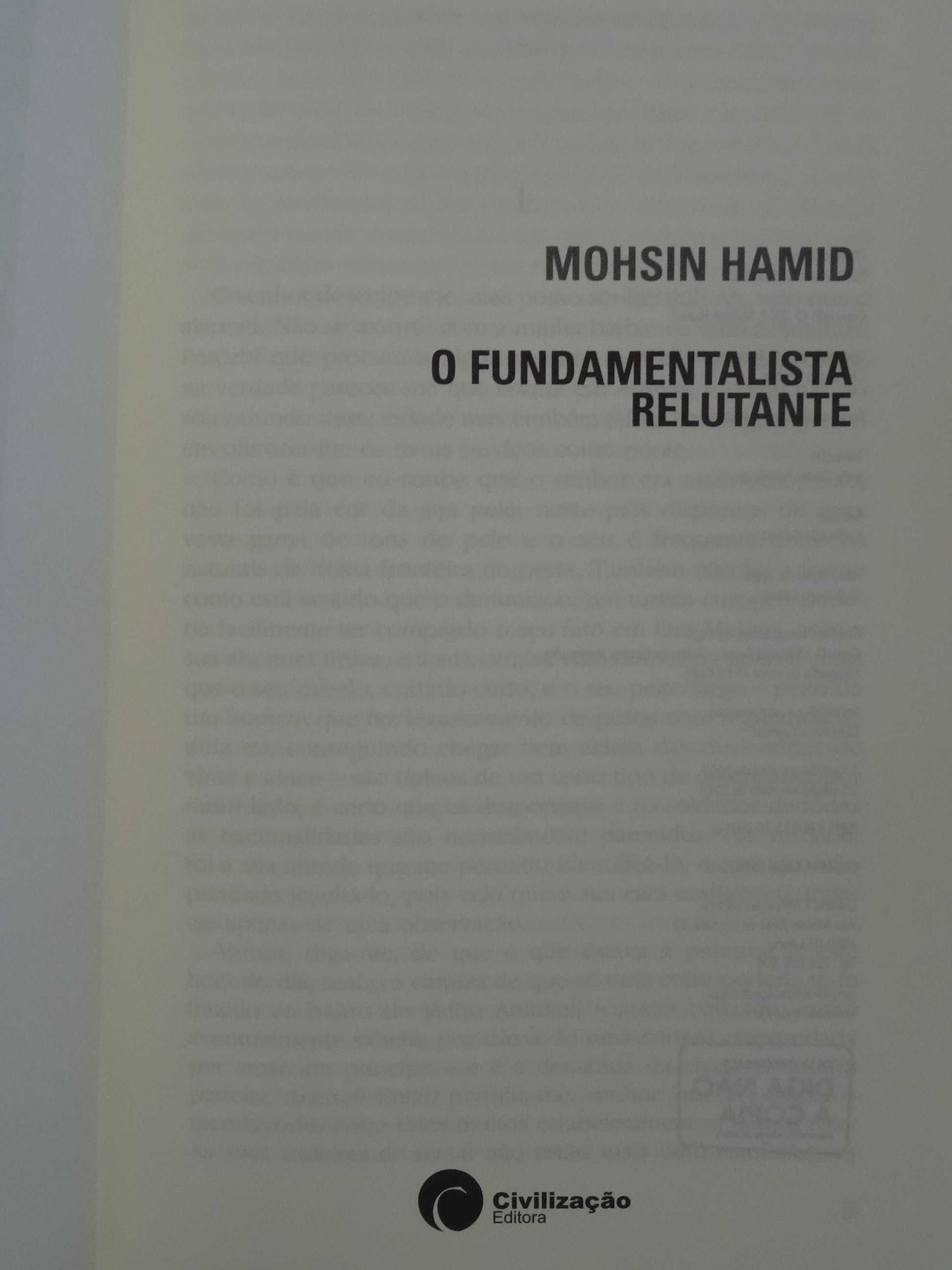 O Fundamentalista Relutante de Mohsin Hamid