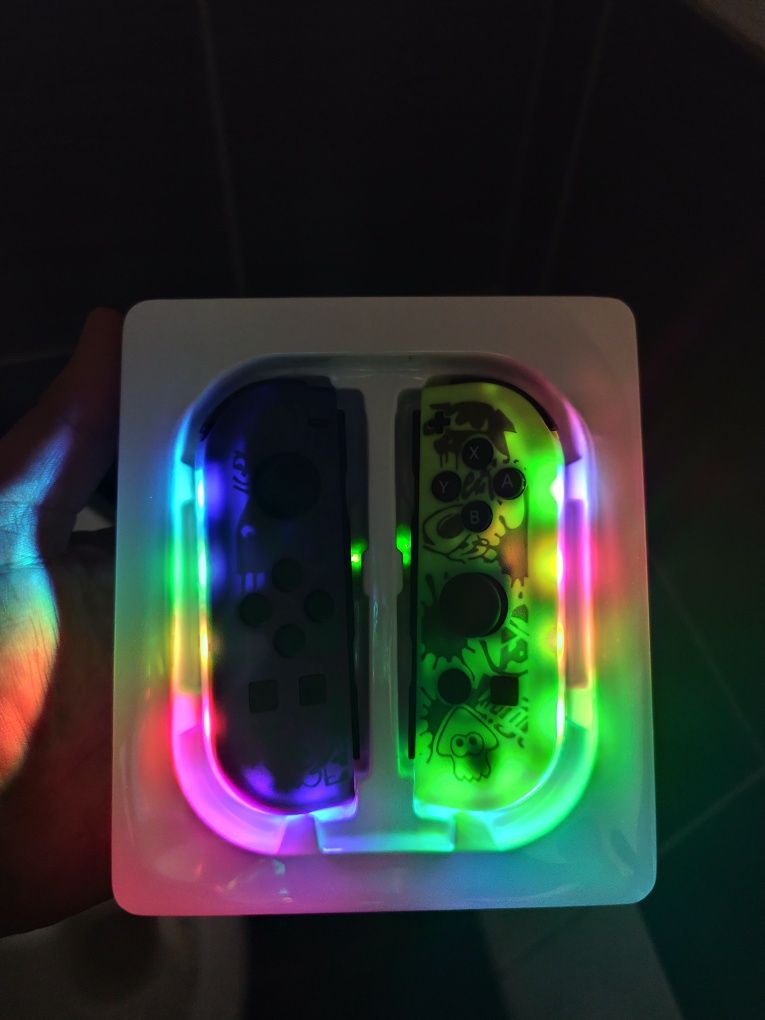 Nintendo Oled joy con led fiolet nowe