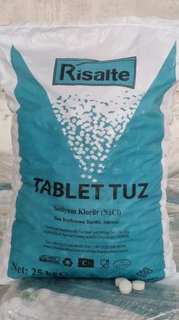 Соль в таблетках Турция для очистки воды таблетированная