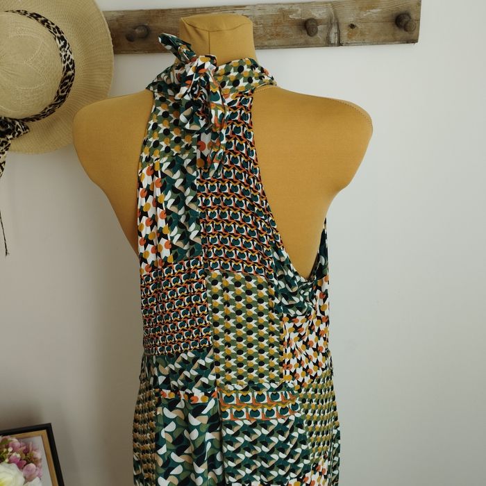 Kombinezon damski Apricot 42/44 spódnico-spodnie, letni, wzorzysty