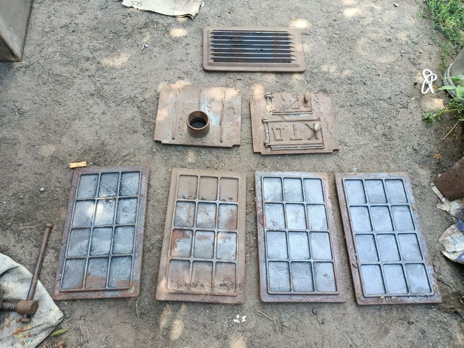 Буржуйка піч чугун СССР комплектуючі НОВІ