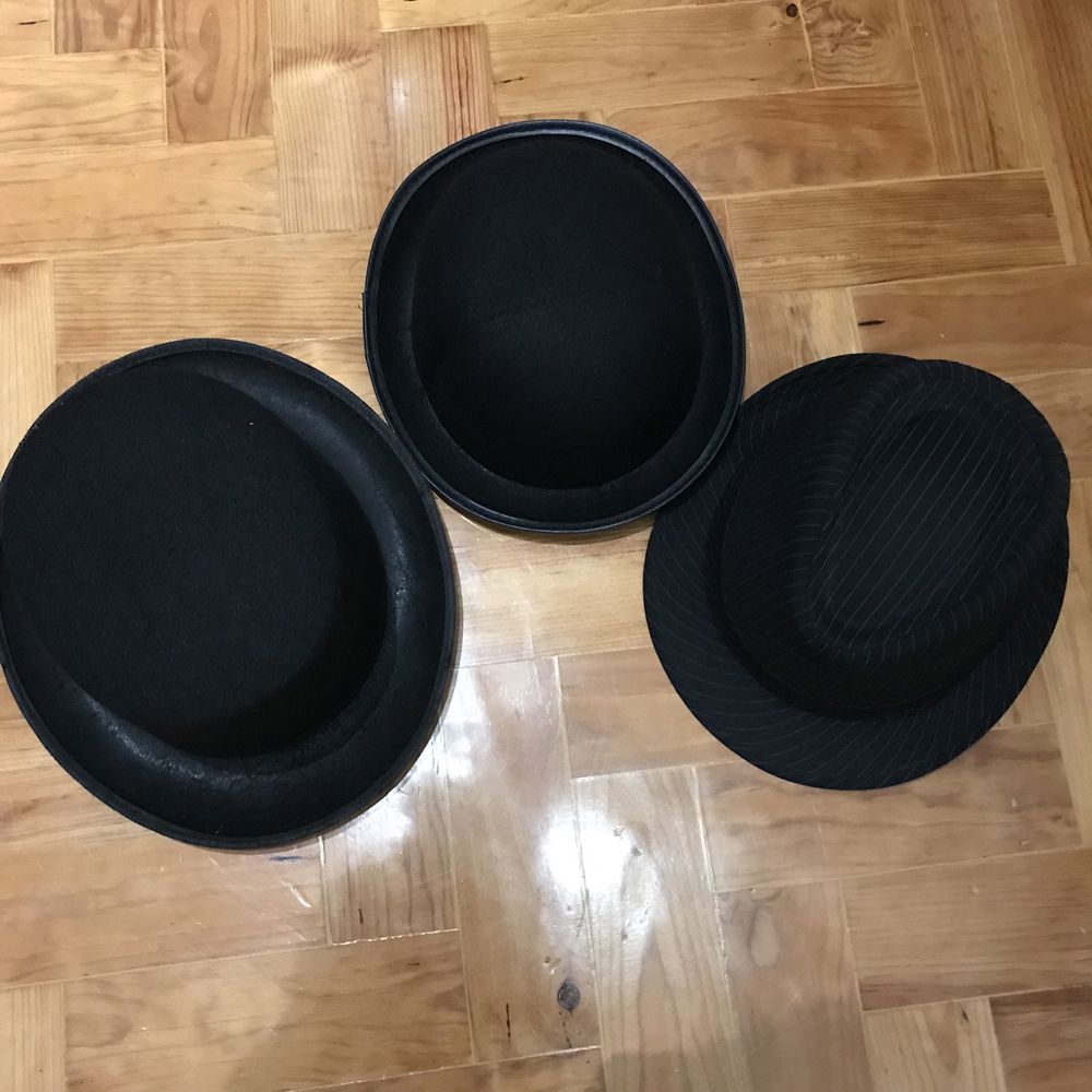 Conjunto de 3 chapéus