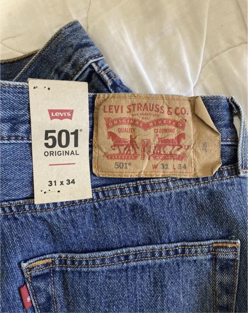 Новые мужские джинсы Levi’s 501