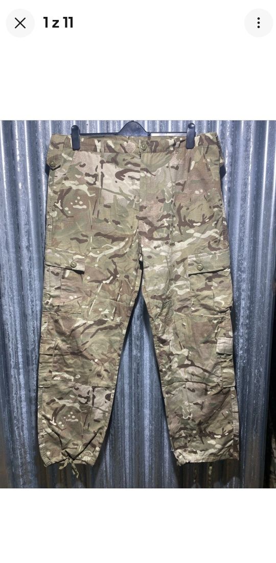 Spodnie na ryby lub do lasu Highlander HMTC Multicam  106cm w pasie