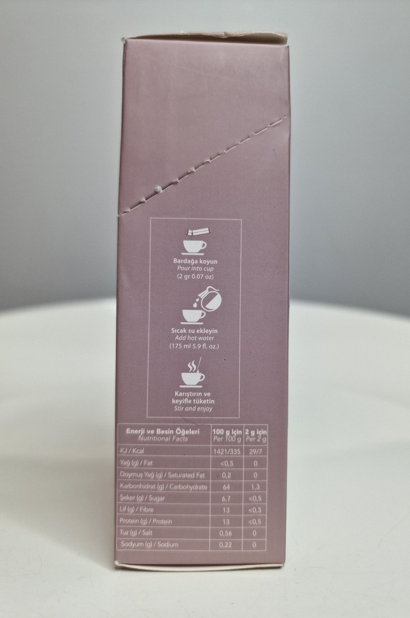 Turecka Kawa Zbożowa Instant Nutriplus NutriCoffee Wit: E+B1