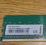 32GB Pamięć RAM 2x16GB ddr4 dimm 2666 CL19 nowa 100% sprawna