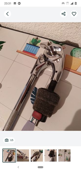 3x Ramię do perkusji tama