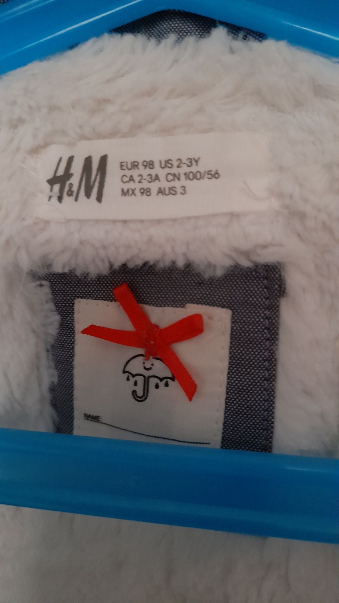 Kurteczka dziewczęca zimowa h&m rozmiar 98