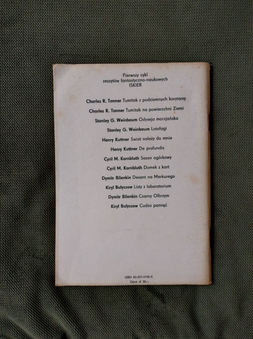 Henry Kuttner Świat należy do mnie,zeszyt nr 5 Iskry 1985