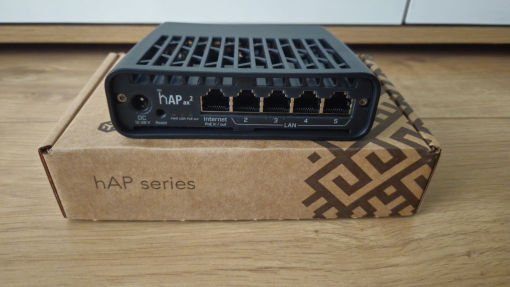 Router MikroTik HAP AX2 stan idealny