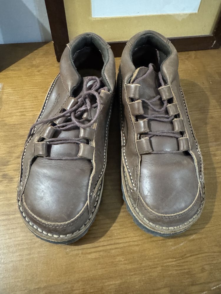 Sapatos em pele genuína - ecoway - tam. 37 unisexo