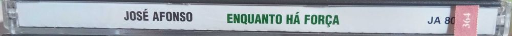 José Afonso	- - - - -		Enquanto Há Força	- - - - -	CD