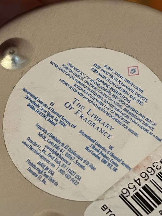 Свічка demeter fragrance new baby atmosphere soy candle оригінал