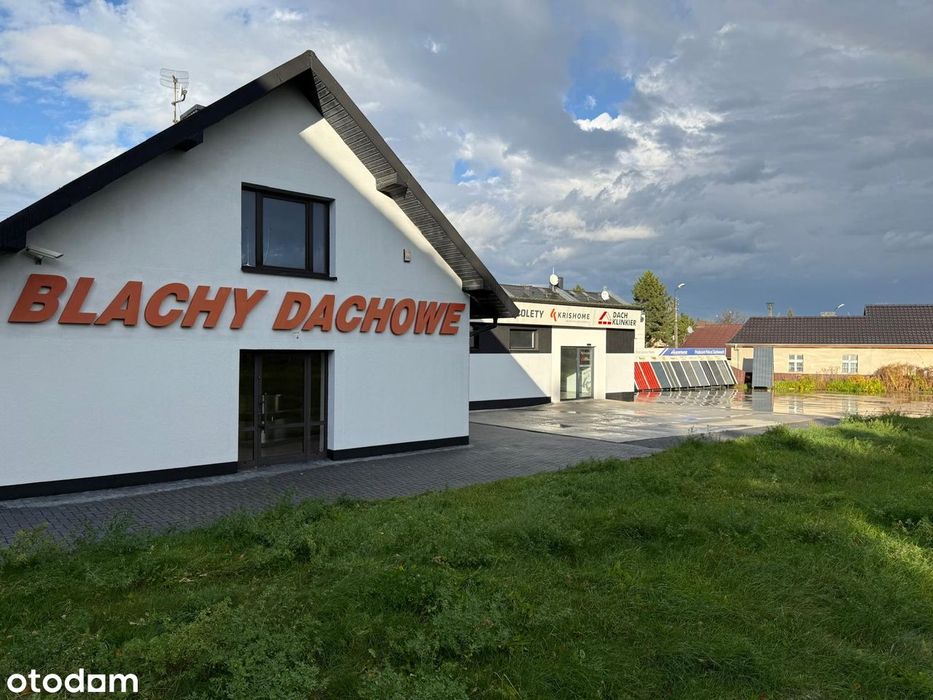 Lokal usługowo- handlowy + plac utwardzony- bezpośrednio!