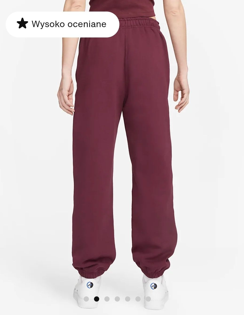 Spodnie dresowe dresy damskie Nike solo swoosh rozmiar L 40/42