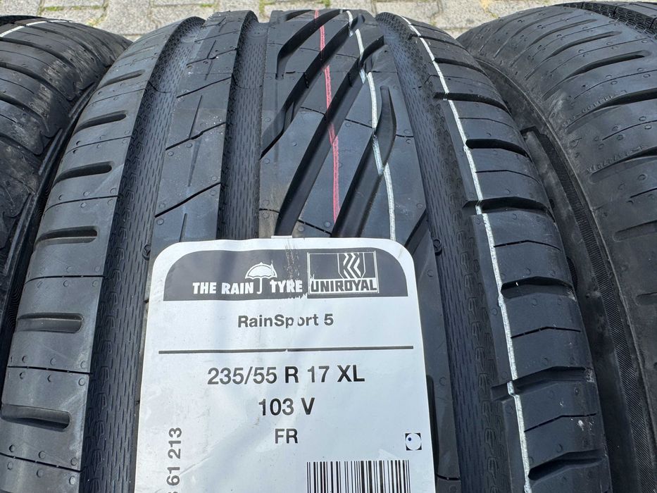 4x Nowe opony letnie 235/55r17 103V XL UNIROYAL RainSport 5 (2025r)