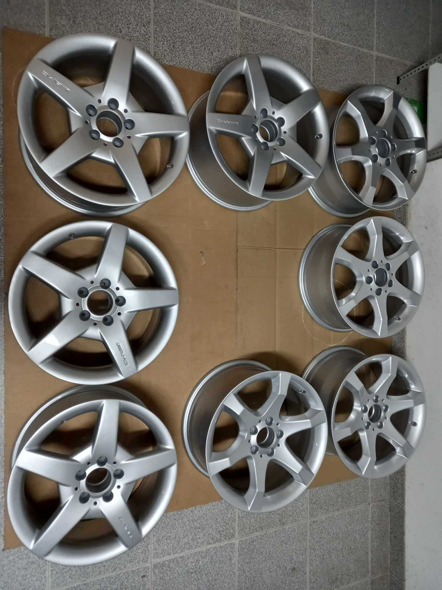 jantes originais  Mercedes  em 15,16,17,18"
