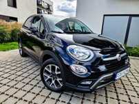 Fiat 500X CZARNY+full serwis+NOWY ROZRZĄD przy116tyś+alu+parki+PÓŁSKÓRA+NAWI+