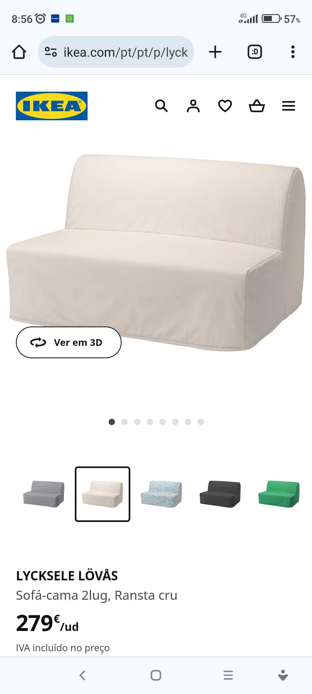 Vendo Sofá-cama Ikea