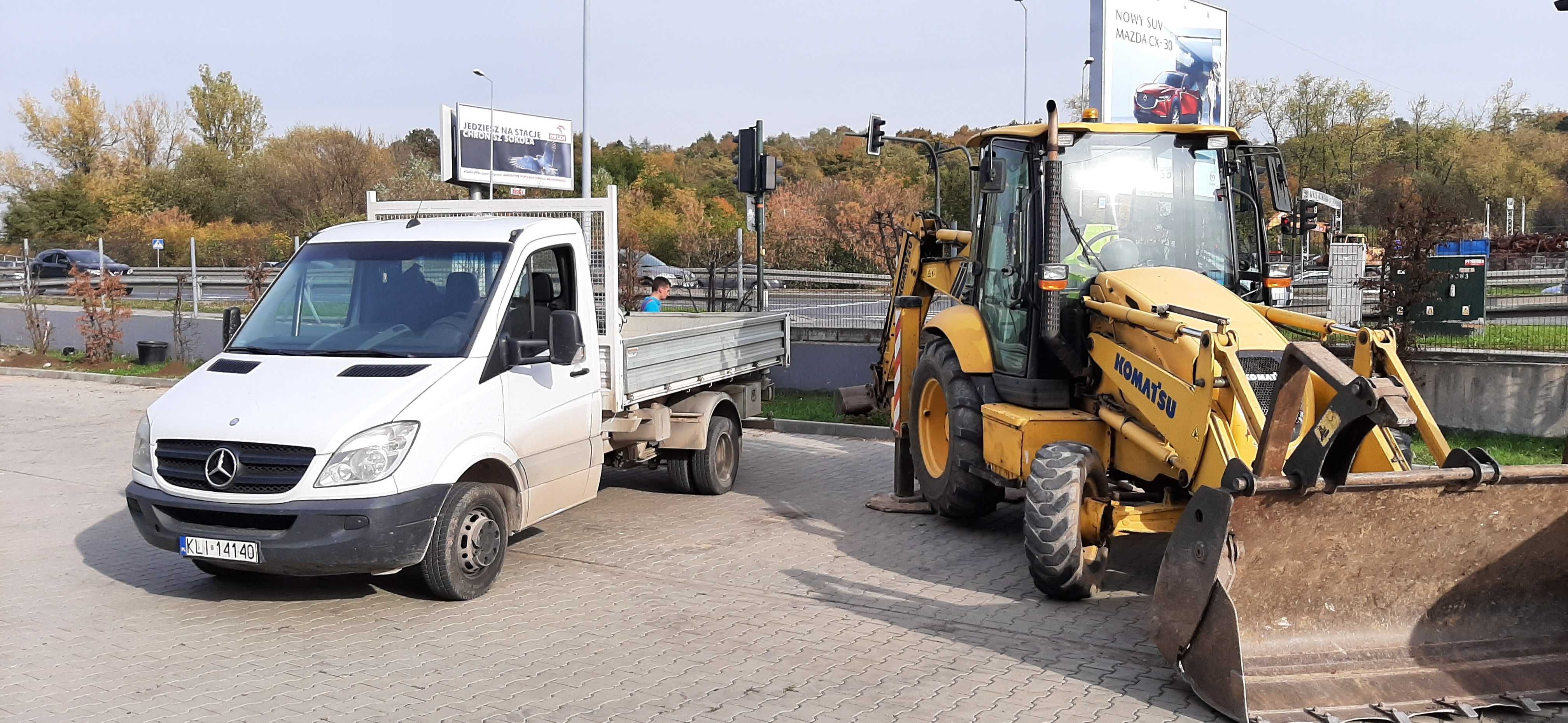 Ziemia Piasek Kamień Beton Żwir Transport Wywrotka 3.5 t Tanio