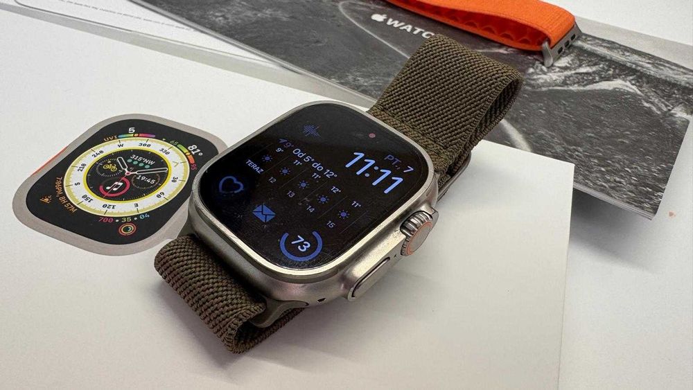 Apple Watch Ultra 49 mm Titanium (1. generacja) – bardzo dobry stan