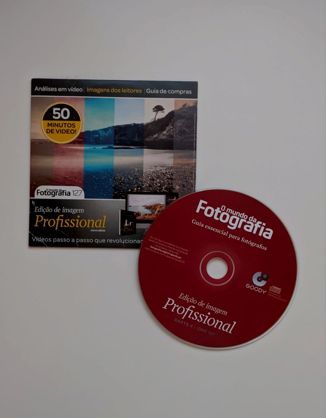 CD sobre Edição de imagem Profissional