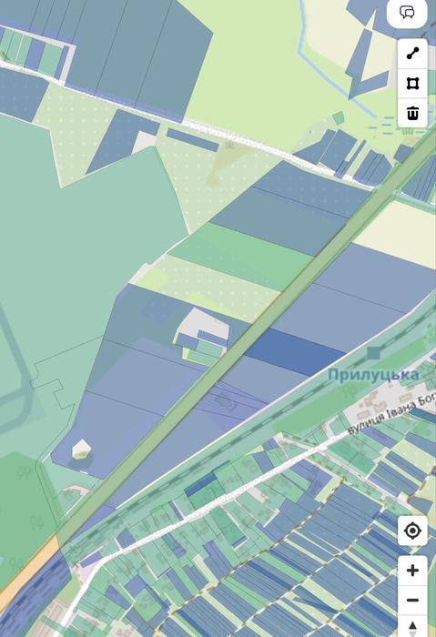 Продаж фасадної земельної ділянки, 6,85 га