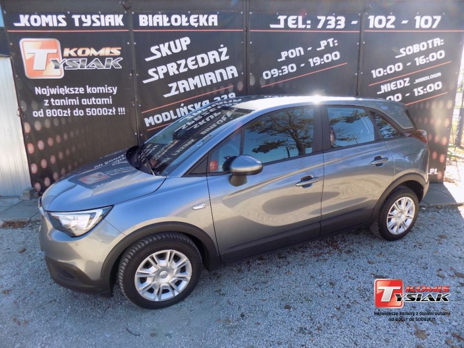 Opel Crossland X !! BIAŁOŁĘKA !! 1.2 Benzyna + LPG (82 KM), 2018r. prod.! KOMIS TYSIAK