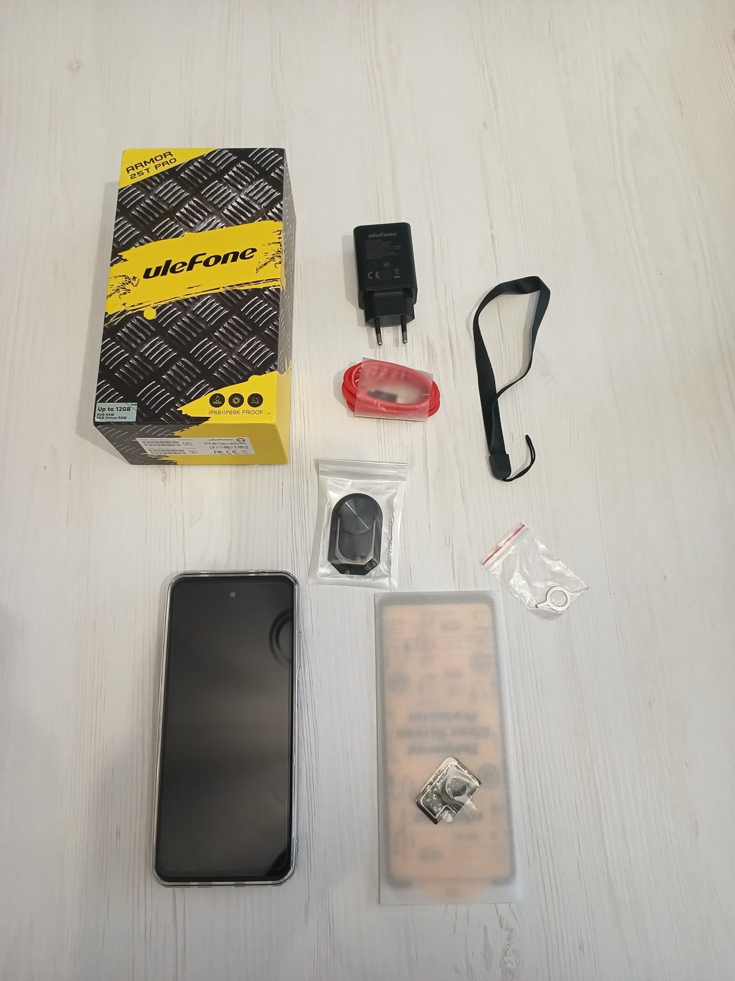 Ulefon Armor 25T pro, nowy pełny zestaw