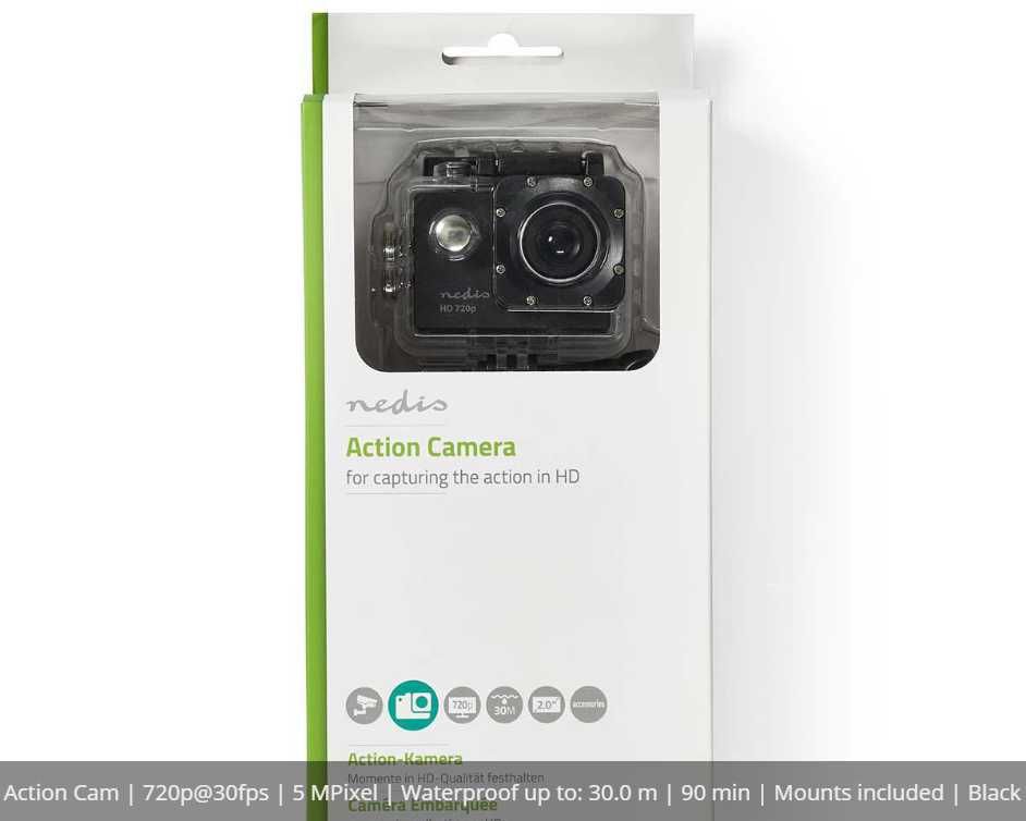 (NOVO) ACTION CAM Nedis + ofertas