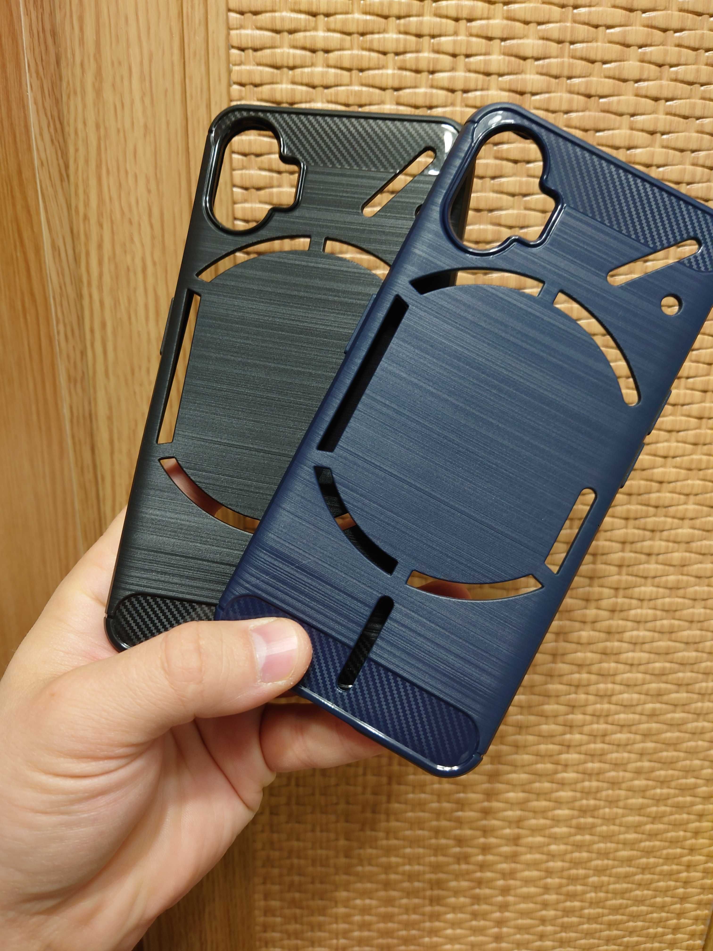 Противоударный чехол Nothing Phone 1 AutoFocus Carbon Чохол
