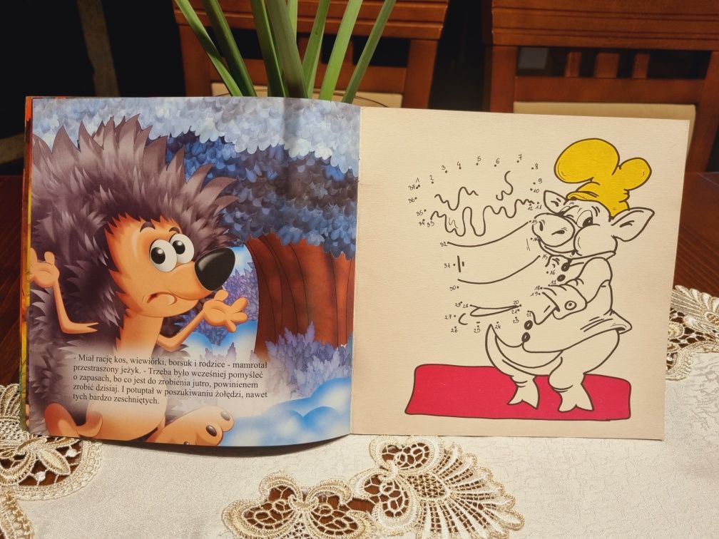 Książeczka Dzieciaki poznają zimowe zapasy jeżyka O-Press jeż