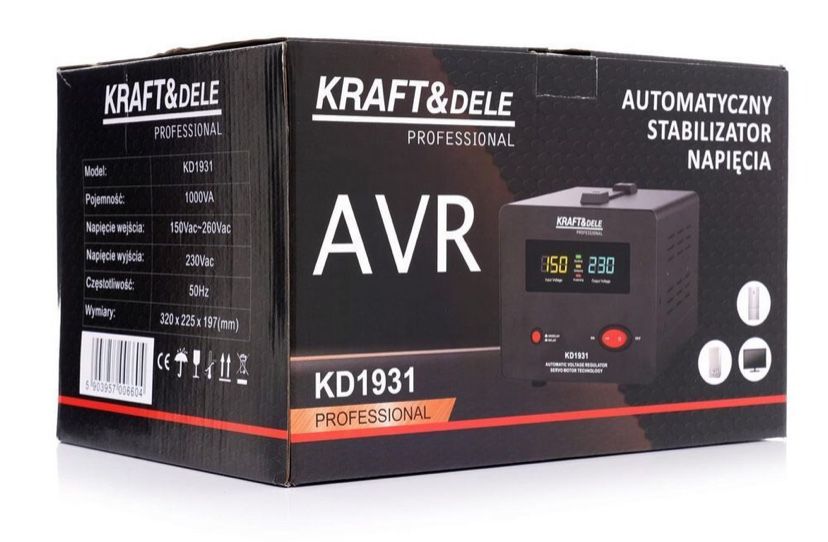 ПОЛЬСЬКИЙ! Стабілізатор напруги AVR 1000VA. Стабилизатор напряжения.