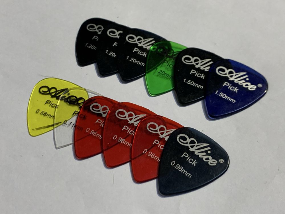 Медіатори Alice Pick Clear (глянцеві, 10 шт)