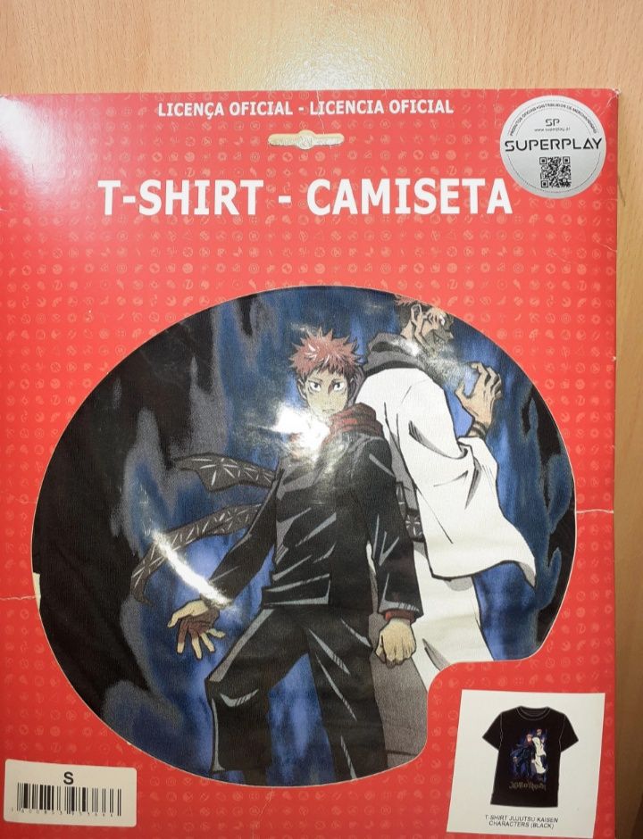 T-shirt oficial jujutsu kaisen S - NOVO