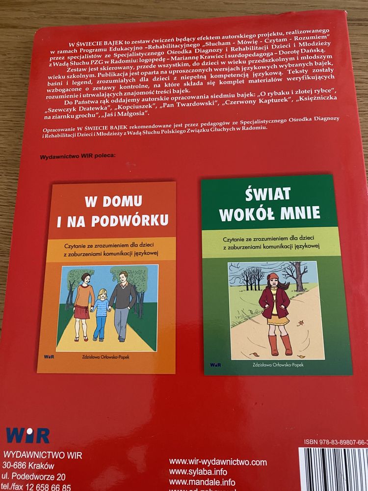 W swiecie bajek czytam sluchsm mowie rozumiem