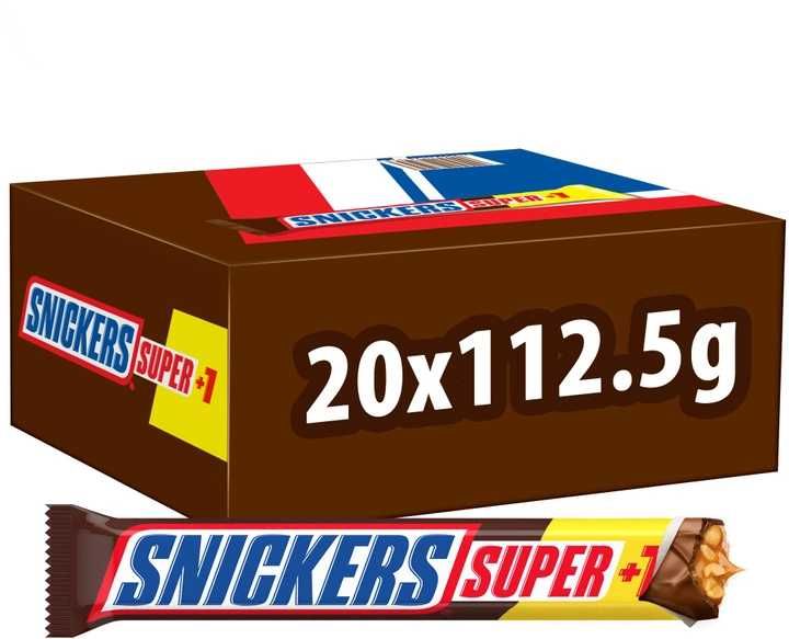 Snickers super+1 Сникерсы большие