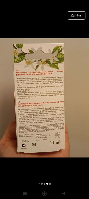 Intensywna odżywka do paznokci LC+