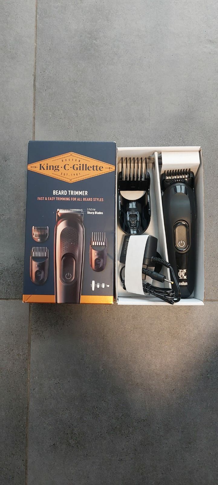 Maszynka do włosów trymer King C Gillette