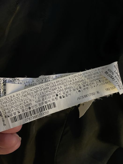 Brązowy płaszcz Zara XL