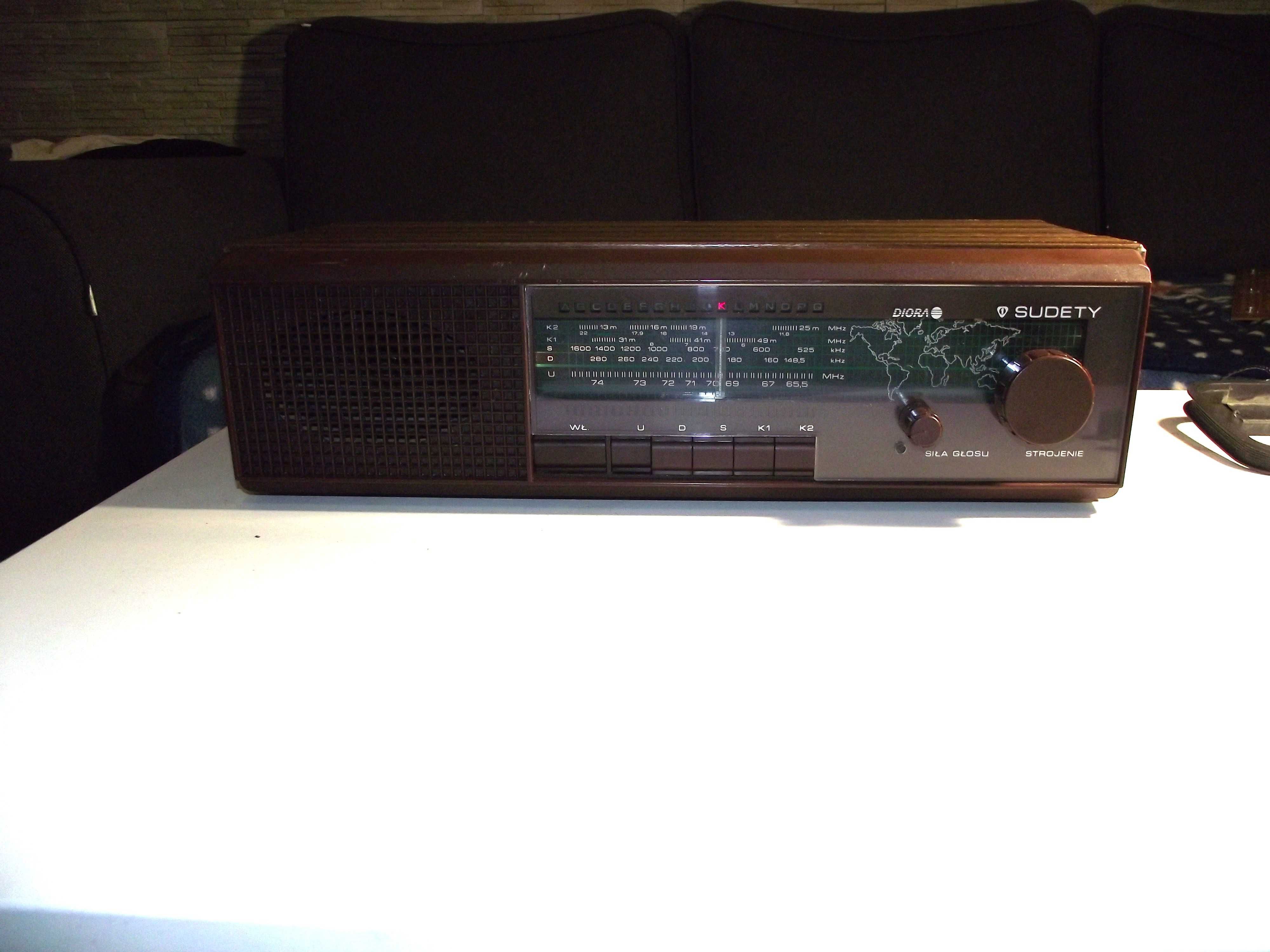 Radio UNITRA SUDETY 208 przestrojone UKF