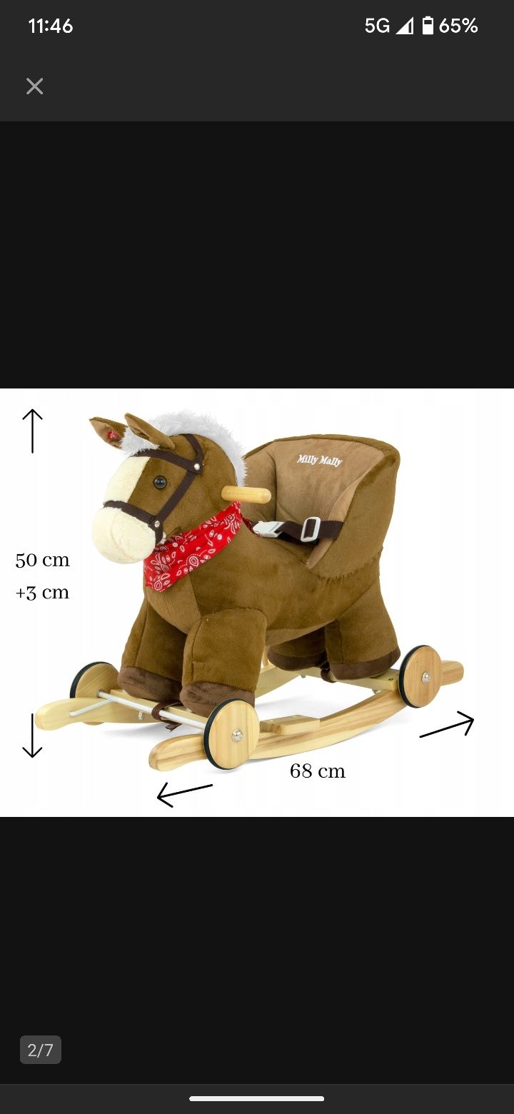Konik na biegunach Molly polly