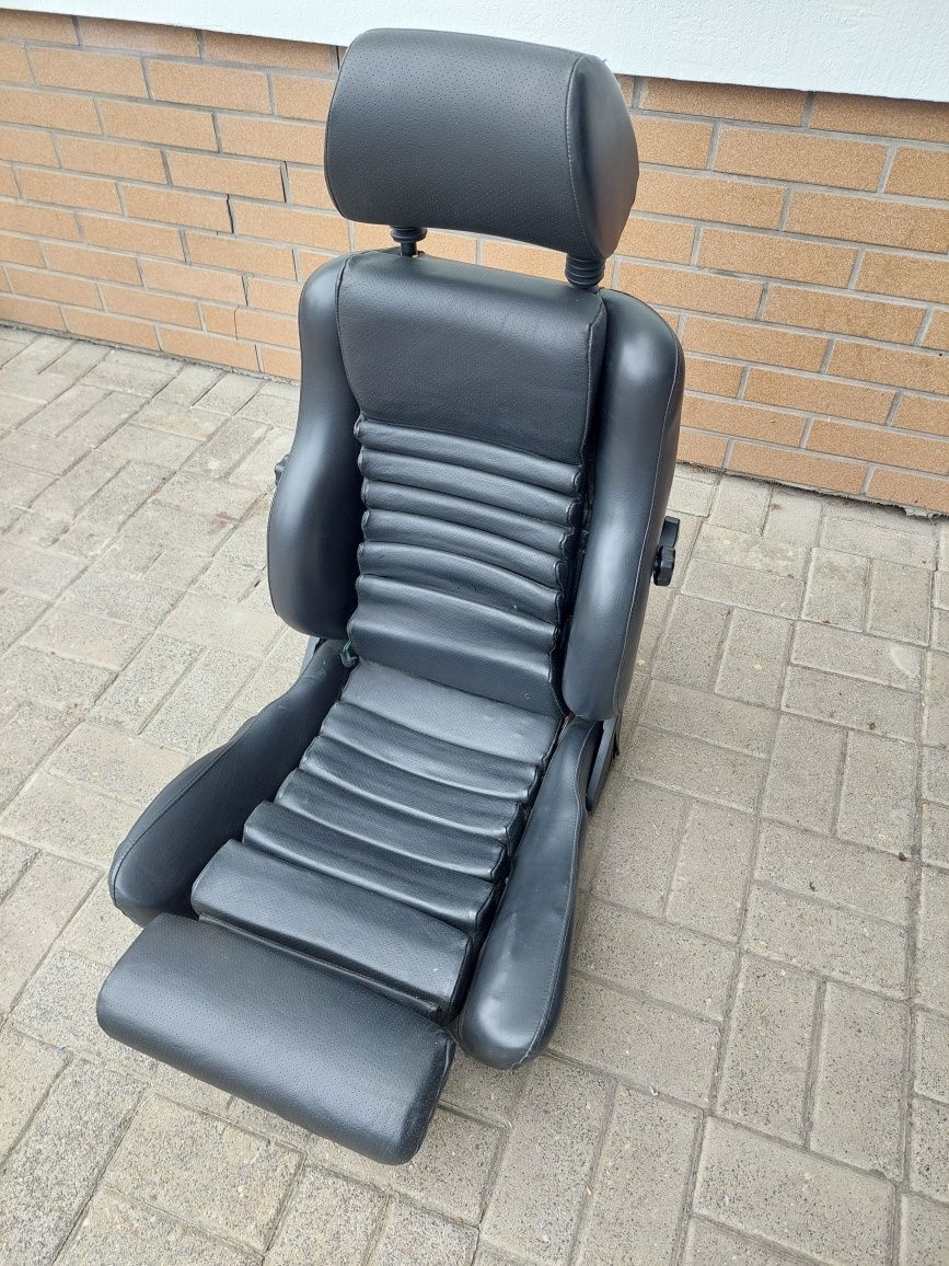 Fotel skórzany König K830 E sportowy elektryczny