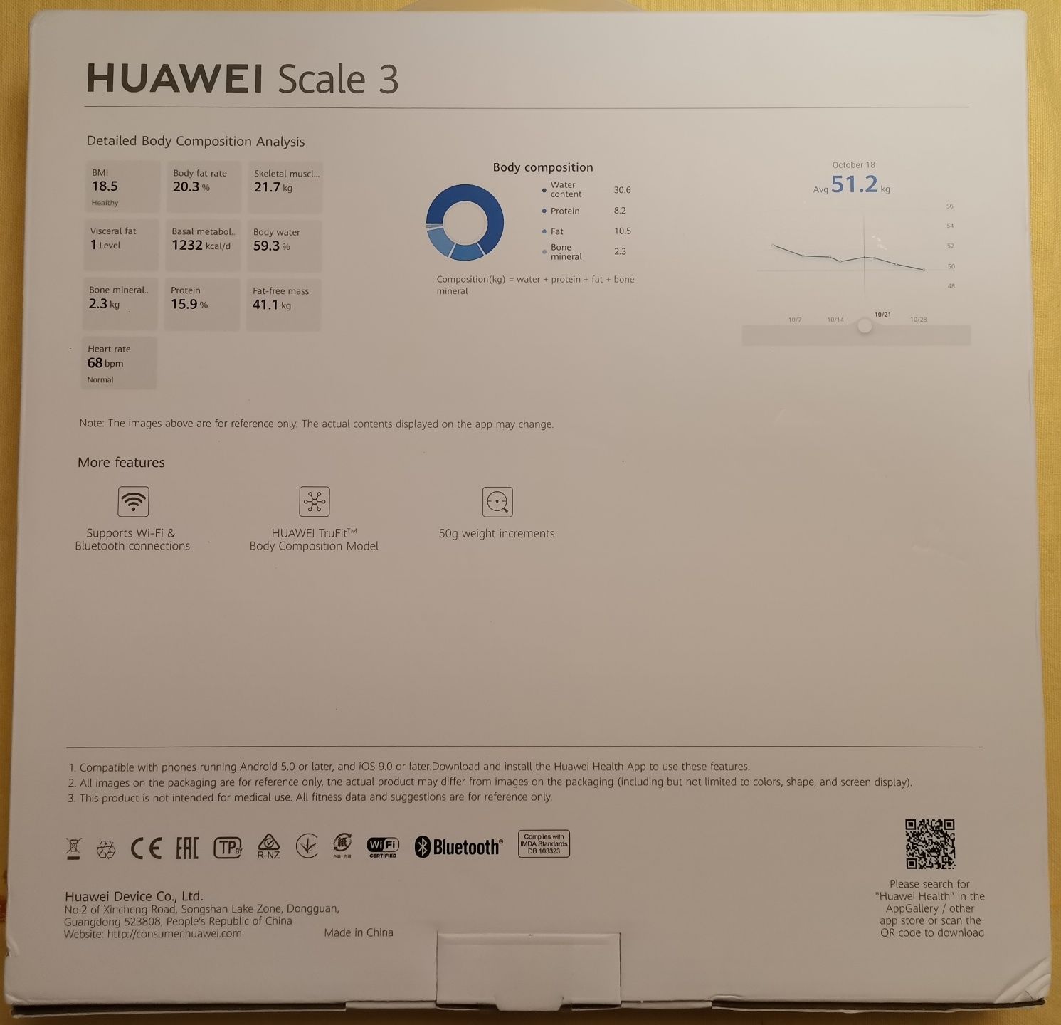 Balança Huawei Scale 3 nova