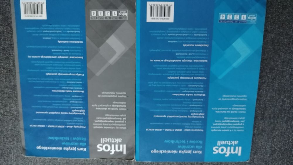 Podręcznik do j.niemieckiego i ćwicz Infos aktuell 1 liceum  technikum