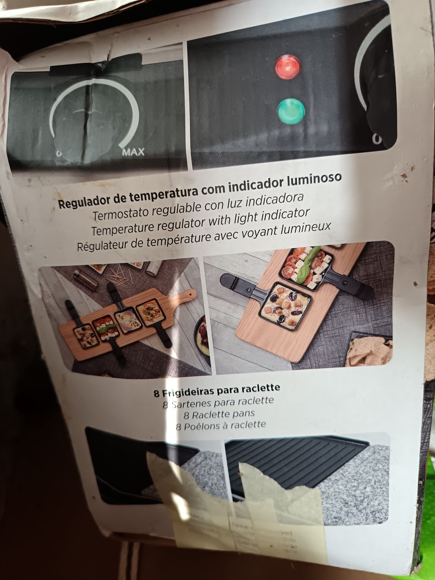 Grelhador raclete novo